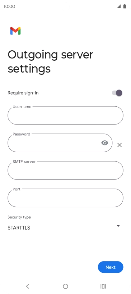 Press the indicator next to Press the indicator next to