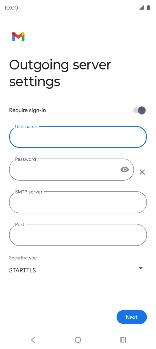 Press the field below Press the field below