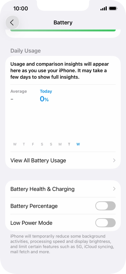 Press Battery Health & Charging. Press Battery Health & Charging.