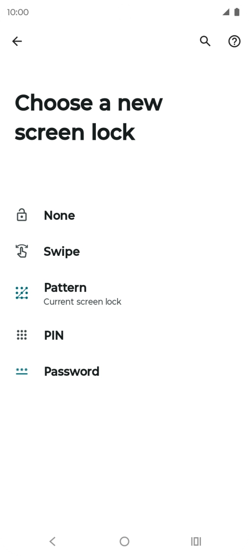 Press None. Press None.