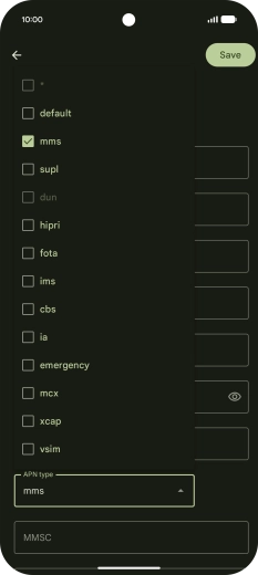 Press arrow up. Press arrow up.