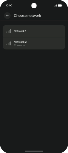 Press arrow left. Press arrow left.