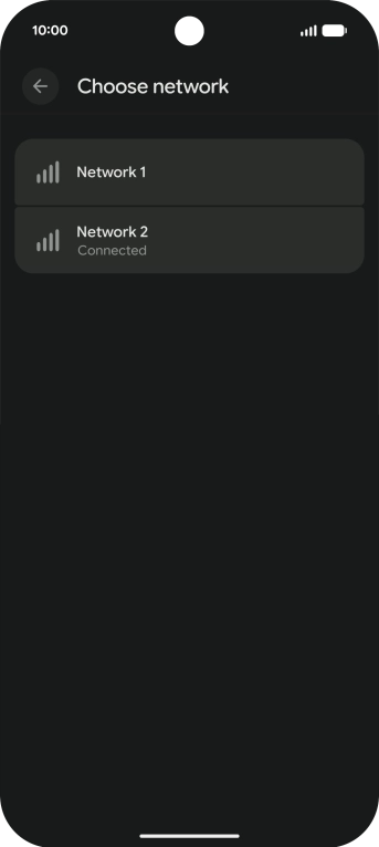 Press arrow left. Press arrow left.
