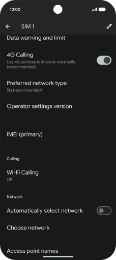 Press the indicator next to Press the indicator next to