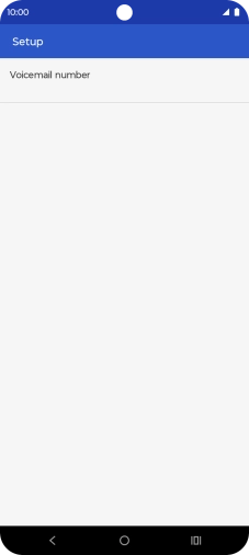 Press Voicemail number. Press Voicemail number.