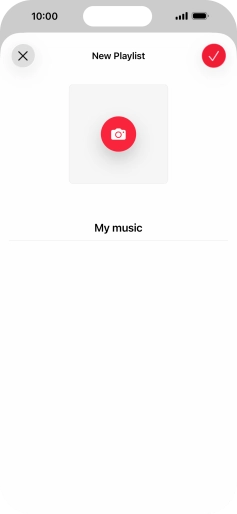Press the confirm icon. Press the confirm icon.