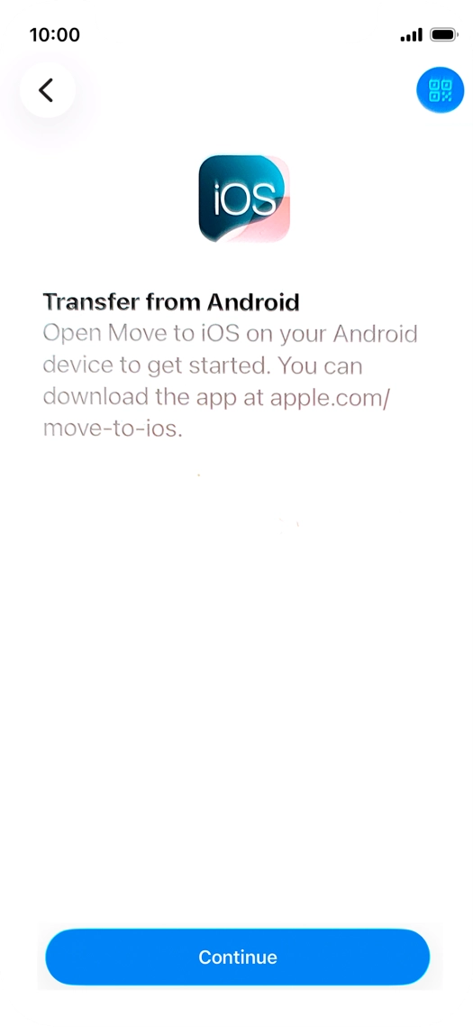 To transfer content to your phone, you need to install the app To transfer content to your phone, you need to install the app