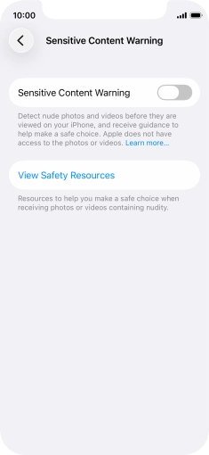 Press the indicator next to Press the indicator next to