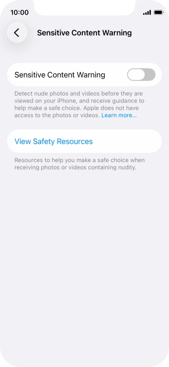 Press the indicator next to Press the indicator next to