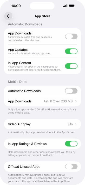 Press the indicator next to Press the indicator next to