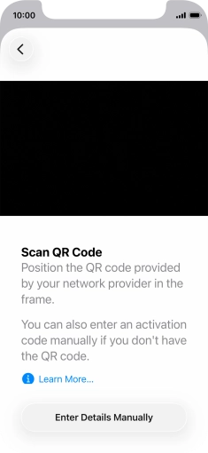 Place the QR code you've received inside the phone camera frame to scan the code. Place the QR code you've received inside the phone camera frame to scan the code.