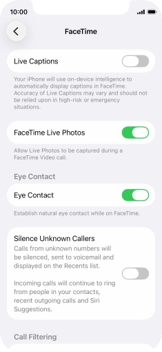 Press the indicator next to Press the indicator next to