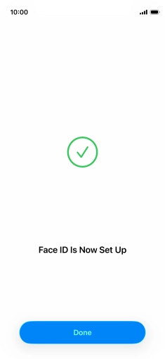 Press Done. If you haven't previously selected a phone lock code, key in a code of your own choice twice. Press Done. If you haven't previously selected a phone lock code, key in a code of your own choice twice.