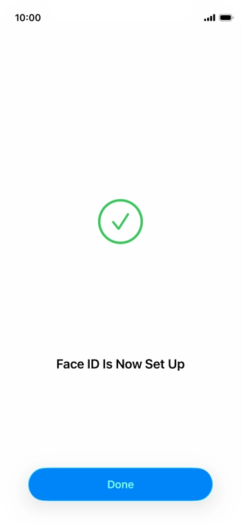 Press Done. If you haven't previously selected a phone lock code, key in a code of your own choice twice. Press Done. If you haven't previously selected a phone lock code, key in a code of your own choice twice.