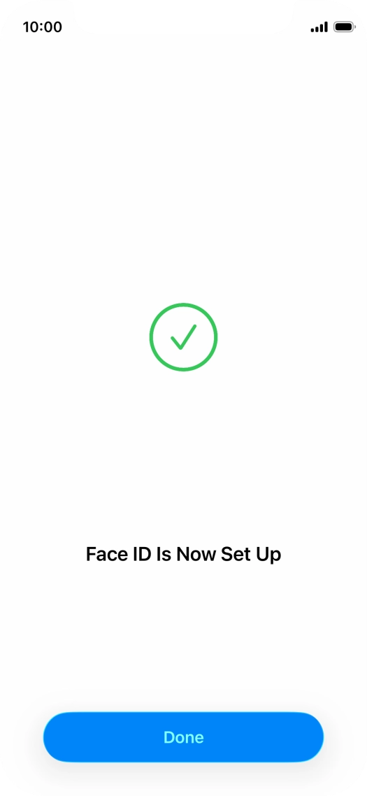 Press Done. If you haven't previously selected a phone lock code, key in a code of your own choice twice. Press Done. If you haven't previously selected a phone lock code, key in a code of your own choice twice.