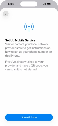 Press Scan QR Code. Press Scan QR Code.