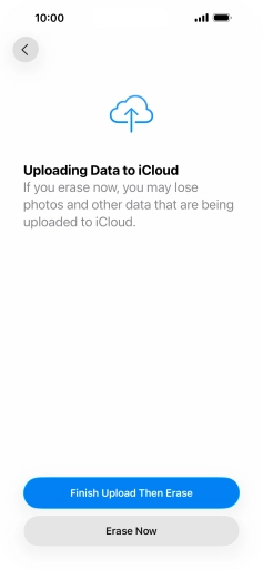 Press Erase Now. Press Erase Now.