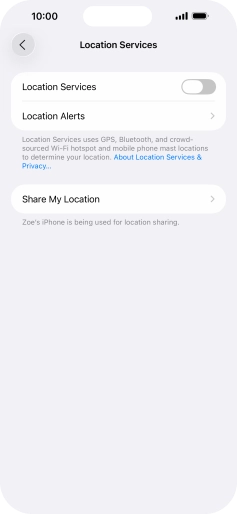 Press the indicator next to Press the indicator next to