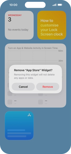 Press Remove. Press Remove.