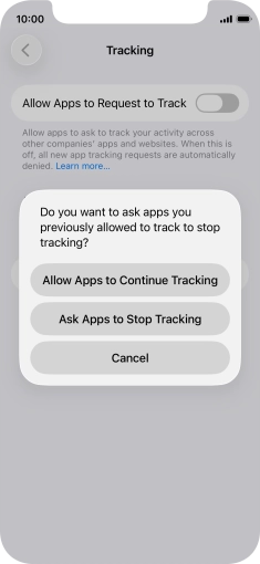 If you turn off the function, press the required setting. If you turn off the function, press the required setting.