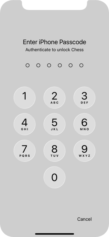 Use the phone lock code you created. The app is now no longer locked. Use the phone lock code you created. The app is now no longer locked.