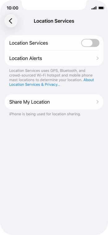 Press the indicator next to Press the indicator next to