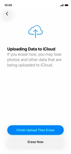 Press Erase Now. Press Erase Now.