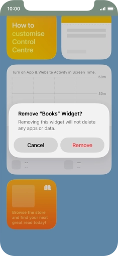 Press Remove. Press Remove.