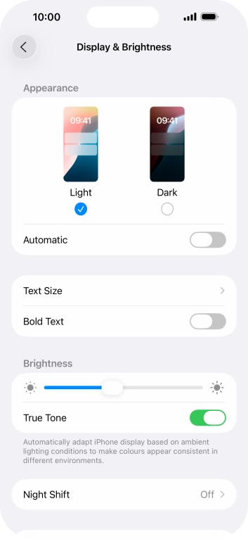 Press Dark. Press Dark.