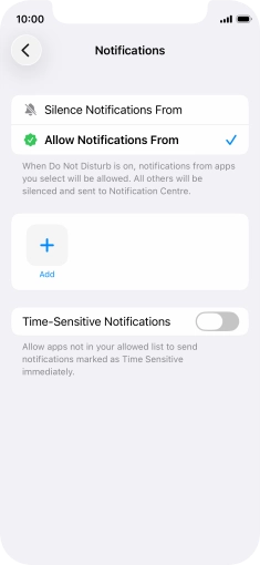 Press the indicator next to Press the indicator next to