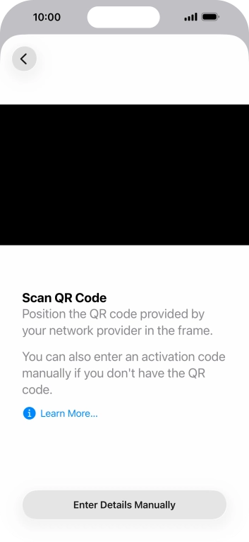 Place the QR code you've received inside the phone camera frame to scan the code. Place the QR code you've received inside the phone camera frame to scan the code.