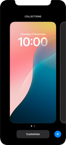 Press the add icon. Press the add icon.