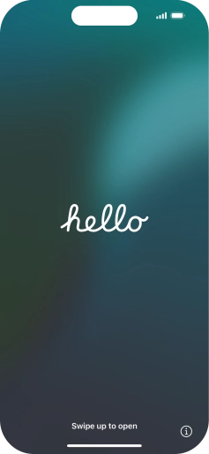 Slide your finger upwards starting from the bottom of the screen. Slide your finger upwards starting from the bottom of the screen.