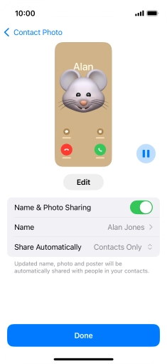 Press the indicator next to Press the indicator next to