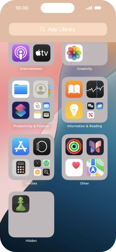 Press and hold the required app. Press and hold the required app.