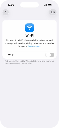 Press the indicator next to Press the indicator next to