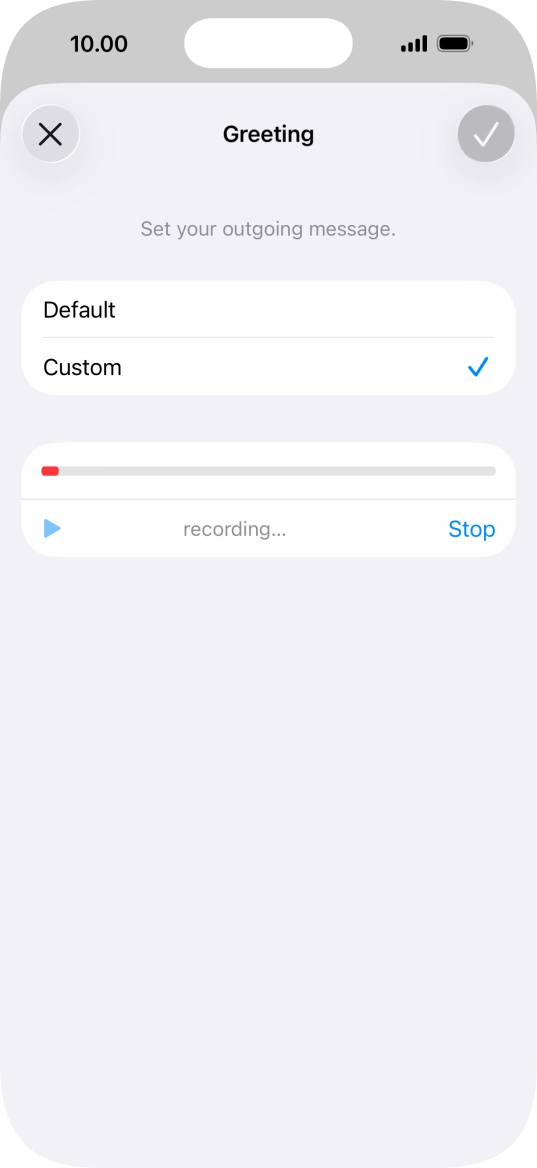 Press Stop to stop recording. Press Stop to stop recording.