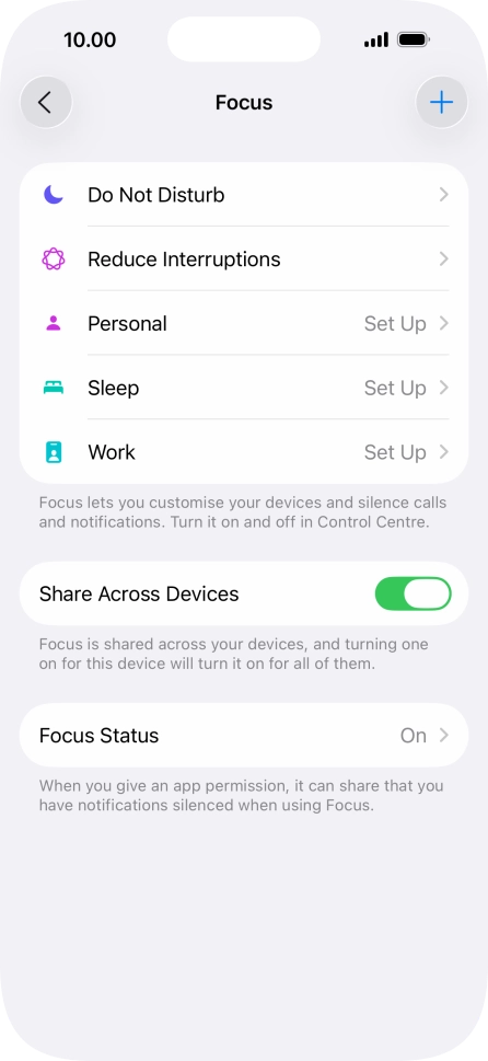 Press Do Not Disturb. Press Do Not Disturb.