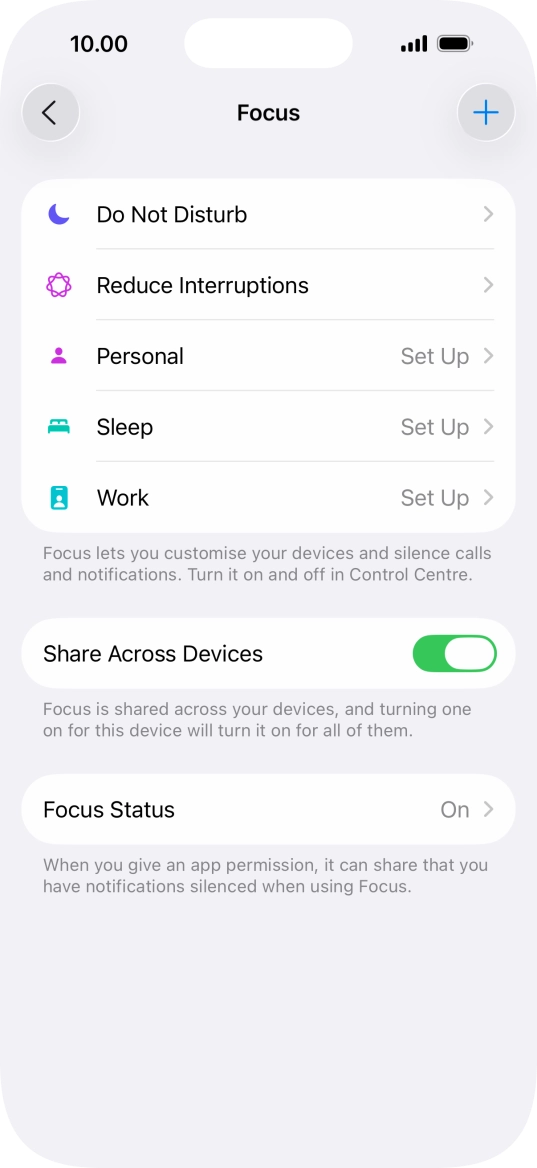 Press Do Not Disturb. Press Do Not Disturb.
