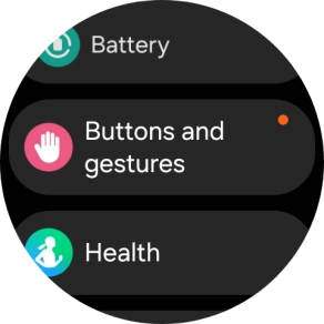 Press Buttons and gestures. Press Buttons and gestures.