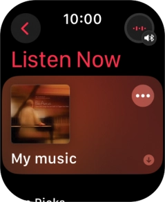 Press arrow left to see the menu. Press arrow left to see the menu.