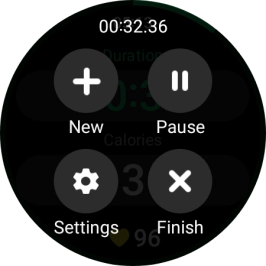 Press Pause to pause activity. Press Pause to pause activity.