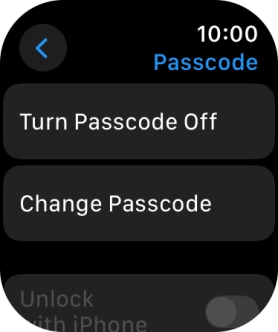 Press Turn Passcode Off and key in the current lock code. Press Turn Passcode Off and key in the current lock code.
