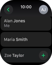 Press the required contact. Press the required contact.