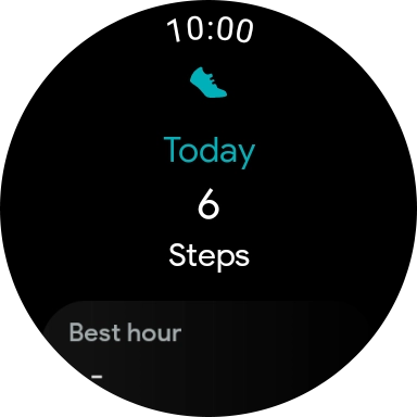 Slide your finger right starting from the left side of the screen to go back to the overview of your daily activities. Slide your finger right starting from the left side of the screen to go back to the overview of your daily activities.
