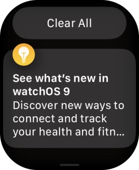 Press the required notification to open it. Press the required notification to open it.