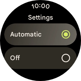 Press Automatic to turn on mobile data. Press Automatic to turn on mobile data.