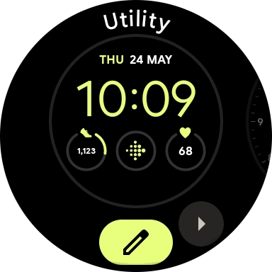 Slide your finger left on the screen. Slide your finger left on the screen.