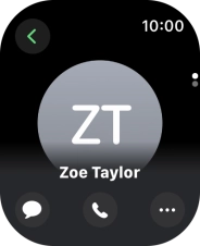 Press the call icon. Press the call icon.