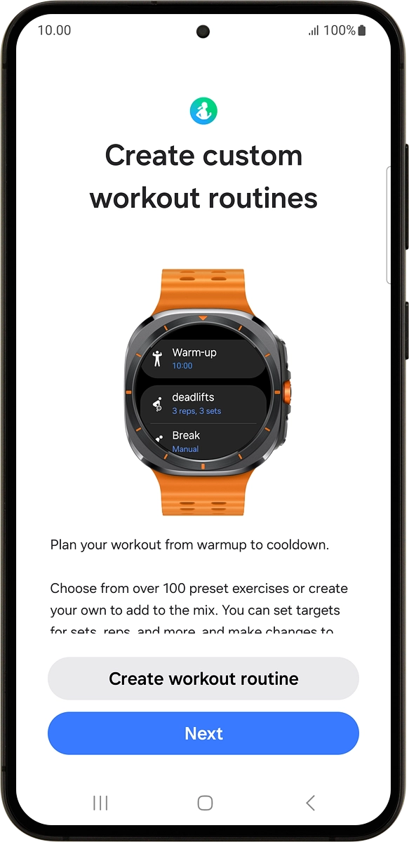 On your phone: Press Next. On your phone: Press Next.